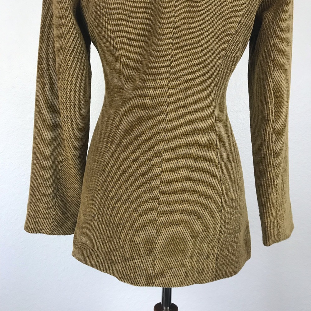 Halston Lifestyle Cotton Blend Lined Blazer JKT96 - Picture 6 of 8